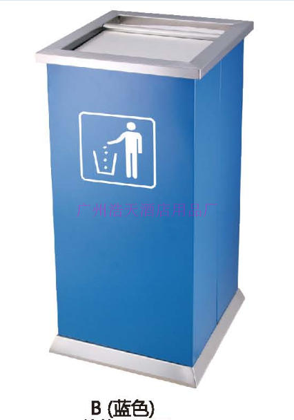 纤维钢垃圾桶 户外防腐蚀垃圾桶 公园绿化防锈果皮桶带烟缸回收箱