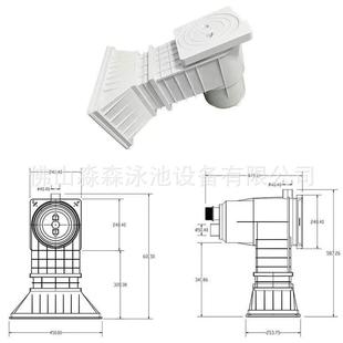 大流量地面水游泳备池撇渣器宽口树叶杂质收用集77804器泳池处理
