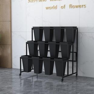 H&摆摊F5M72555花展家架动可移花店花桶示架铁艺多层鲜花婚庆架子