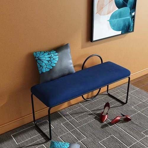 梳妆服凳床3wN2iddW尾凳i发s化妆凳北欧换鞋凳艺术n沙椅装店单人