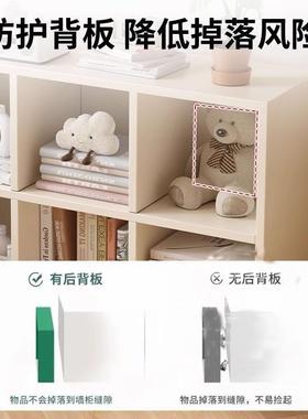 钢制柜子柜格23763书架自由组合落地置物架客厅墙展靠示柜收纳书