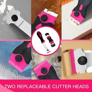 3333件套玻件套玻璃刮刀，刀片刮刀工具，带加长塑料刀手陶柄的装