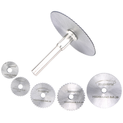 高速钢小锯片6pc HSS电锯片金属木工切割片 适用电磨吊磨电钻 DIY