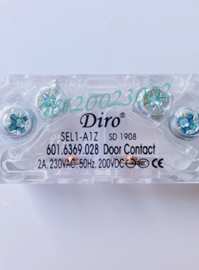 永大快速奥的斯通力易升副付门锁SEL3-A1Z电梯门锁触点Diro开关