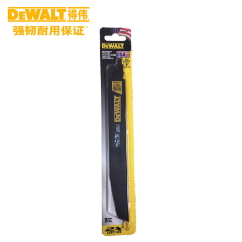 正品得伟(DEWALT)910TPI强劲型金属切割往复锯条马刀锯条DWA4179