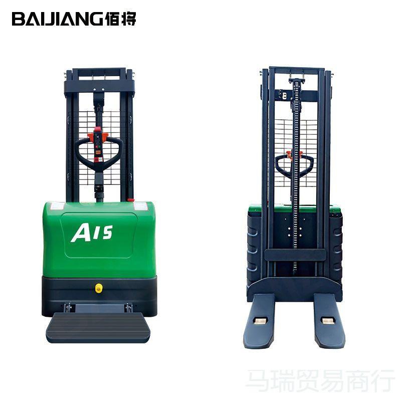 博文1.5吨全电动装堆高车液压升电高车卸车2吨瓶叉托盘堆高车铲车