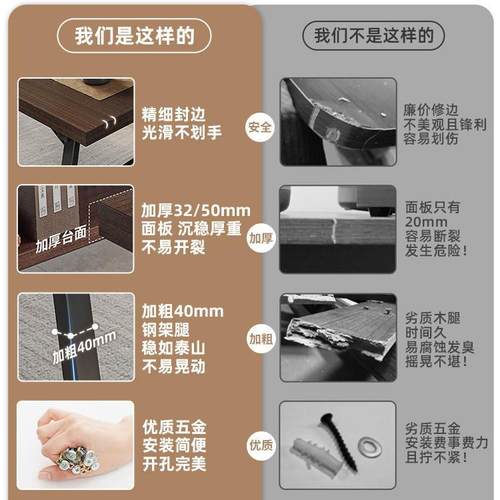 茶桌椅组桌简合约茶几家客厅茶台板桌用新中式泡茶PVY桌办公室洽