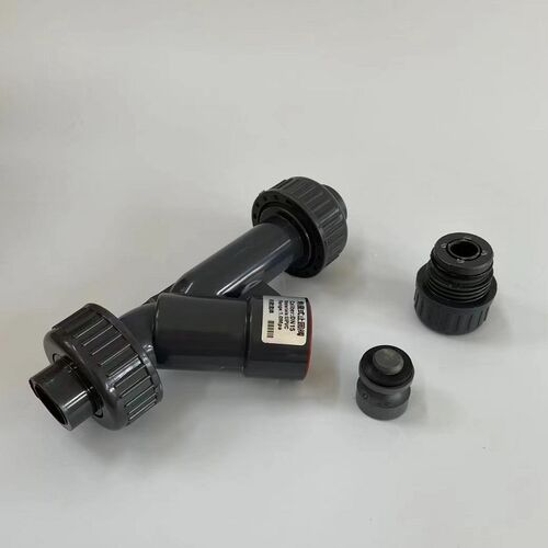 UPVC角座式止回阀 PVC工程塑料化工管件Y型止逆阀 单向阀止流阀