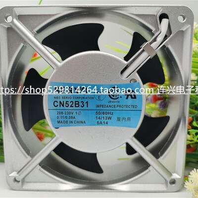 全新伺服SERVO CN52B31 208230V 011/009A 14/13W12CM散热风扇