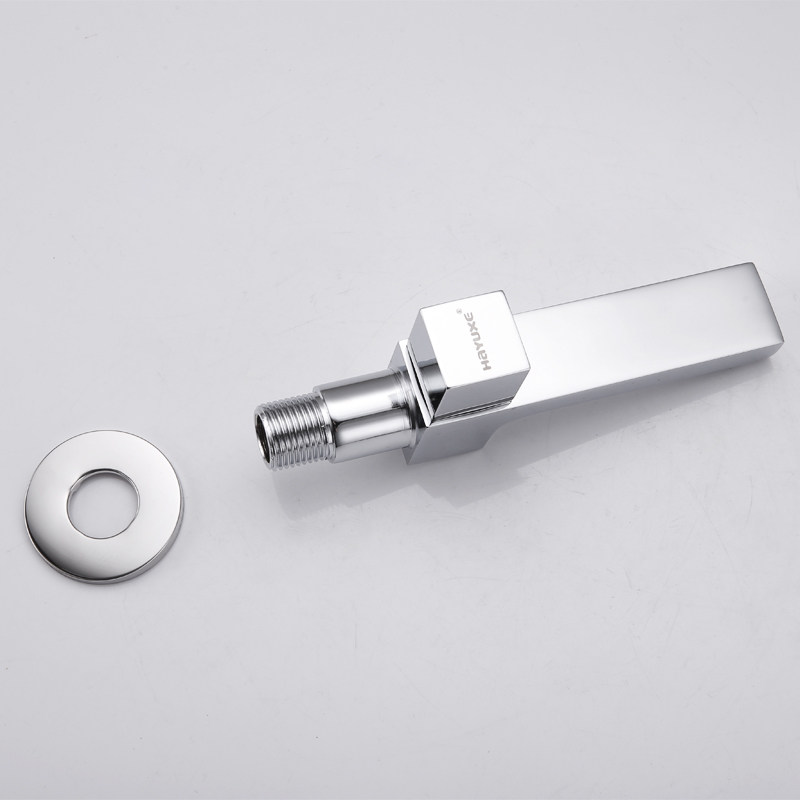 四方形全铜体拖把池水龙头单冷入墙卫生间阳台拖布池快开4分加长