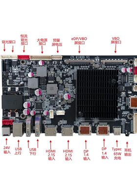 R1820 5K液晶驱动显示板PS5HDMI2.1LM270QQ1 EDP4K144Hz DP1.4VBO