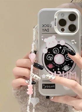 知泰14pro新款iphone1614/15磨砂镭射壳13适用p70手链