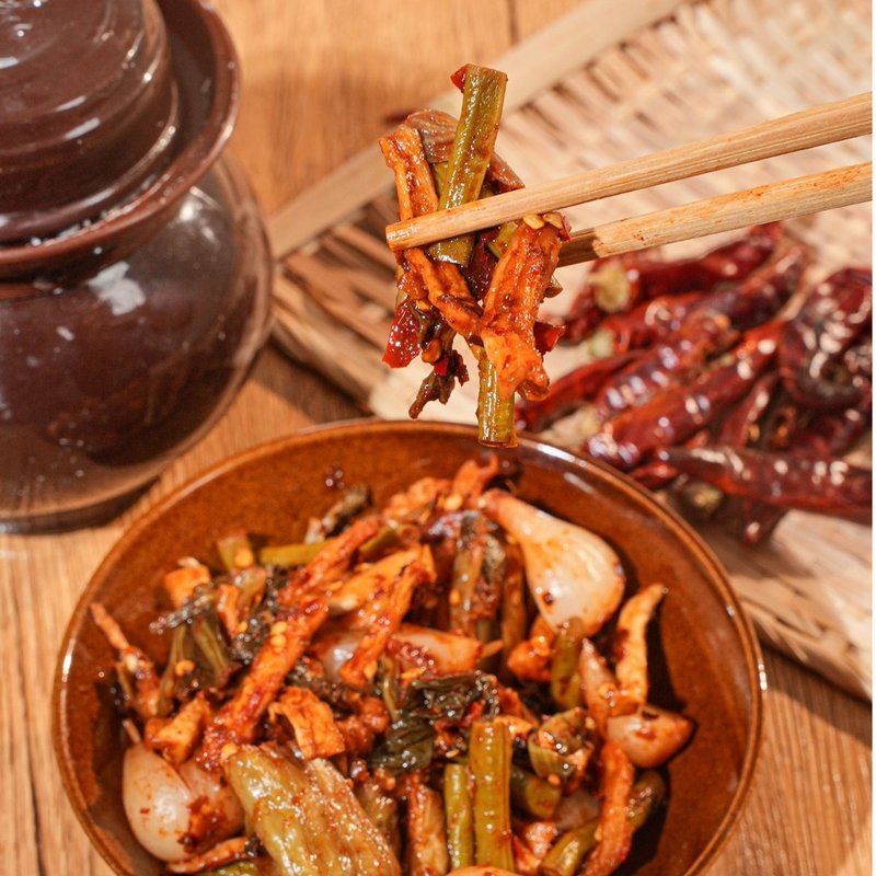 七阳鸿麻辣菜贵州麻辣菜酸辣开胃下饭菜萝卜干酸豇豆藠头酱腌菜