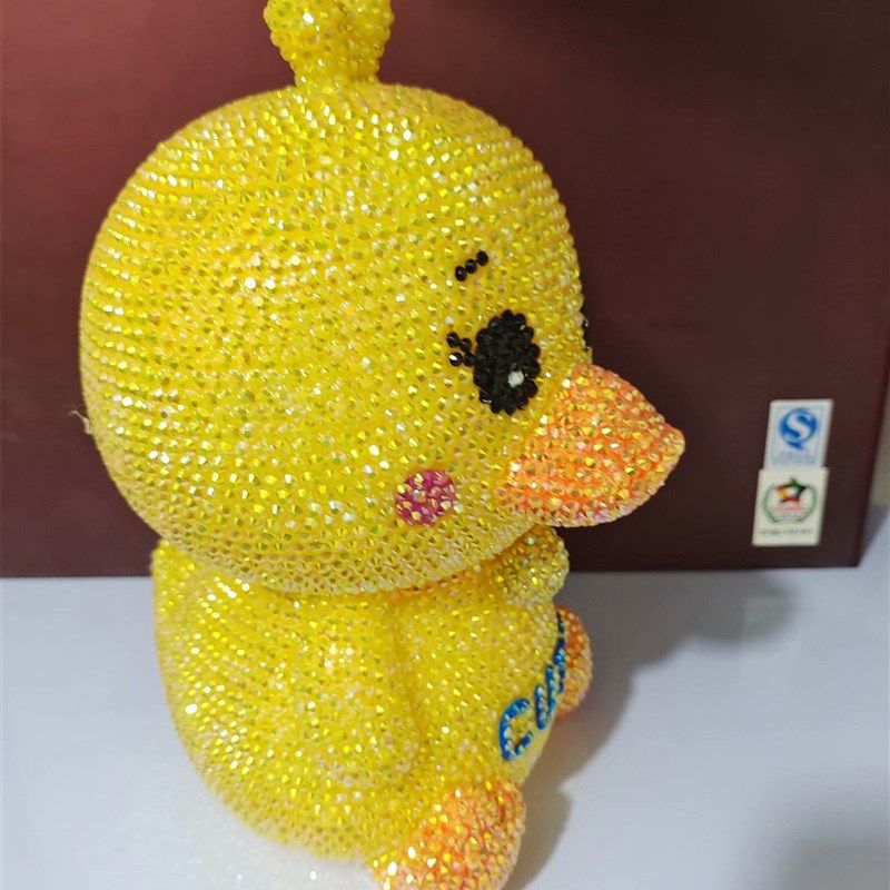 网红小黄鸭存钱罐可存可取大黄鸭防摔女孩储钱罐儿童节生日礼物