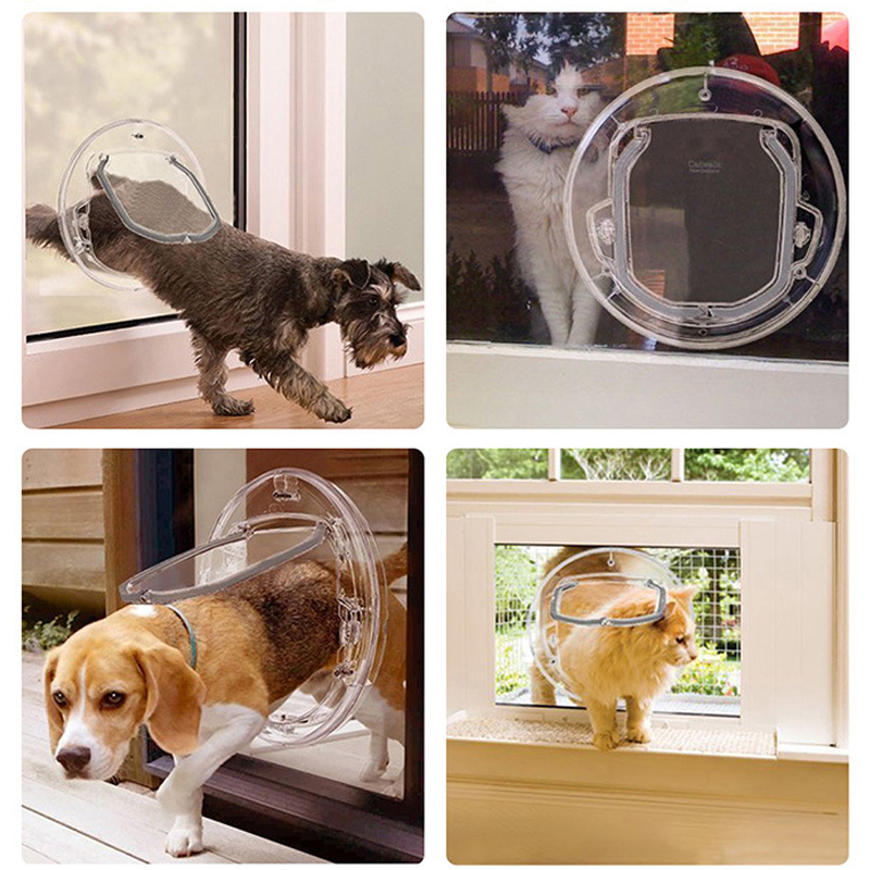 猫咪自由出入门洞宠物进出的门洞狗狗门洞厨房门厕所门玻璃门专用
