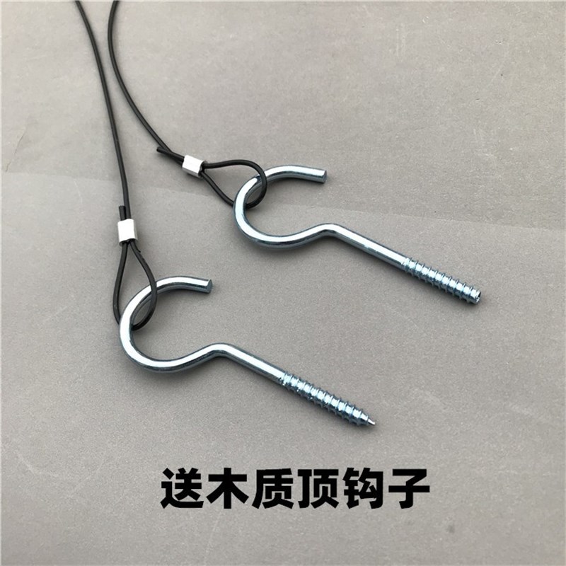 服装店吊架钢丝展示货架陈列女装挂衣服吊杆橱窗悬挂衣杆上墙壁挂