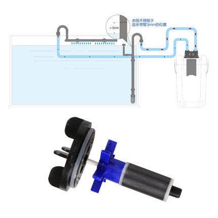 森森外置鱼缸过滤桶HW704B外置过滤器水族箱静音过滤设备带杀菌灯