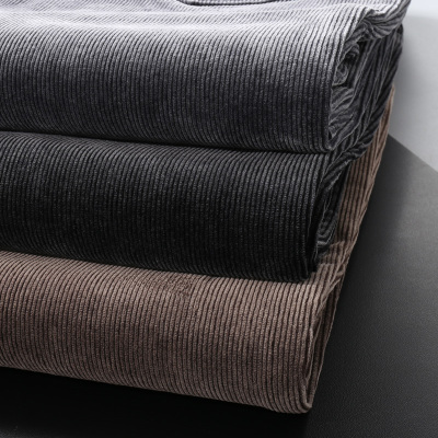 22秋冬季厚款炒雪花工艺水洗做旧纯棉灯芯绒男裤子直筒休闲长裤男