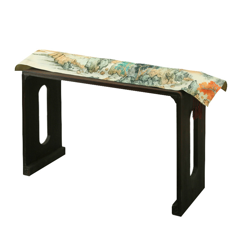 古琴套古琴盖布加厚古琴防尘布禅意中式古琴披仿古古琴桌旗盖桌布