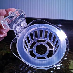 鱼缸水培植物挂篮支架托架高度可调节水族造景鱼缸造景盆植物水草