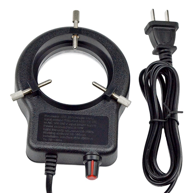 PDOK体式显微镜光源灯手机维修USB环形led灯圈机器视觉聚光灯OK65