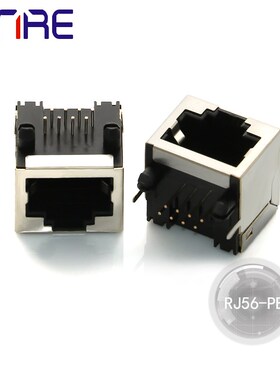 rg45连接器 网口56机顶盒光猫交换机路由器8p8c网络插座接口母座
