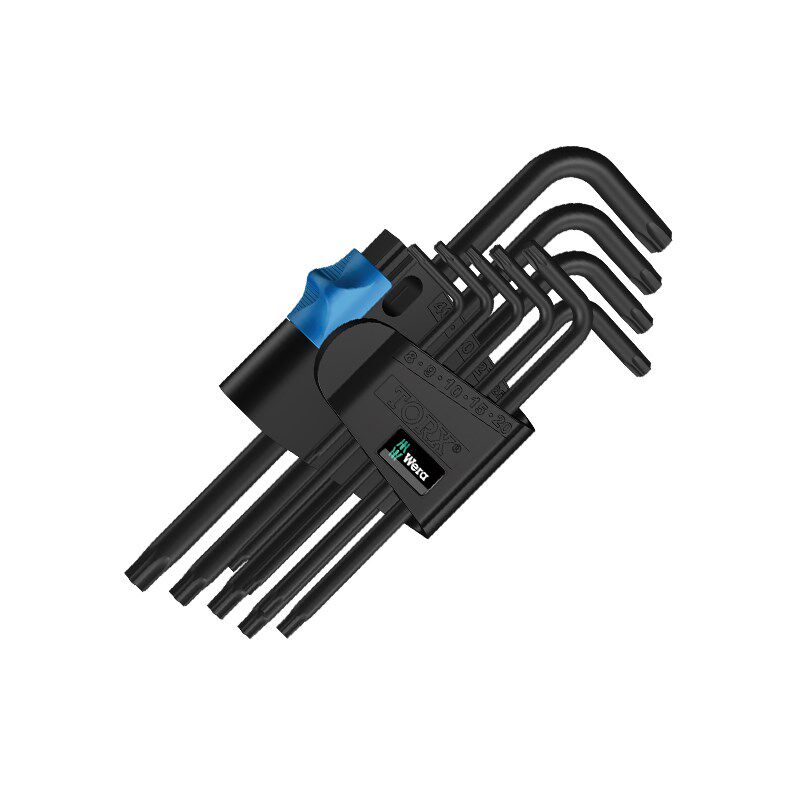 德国进口wera维拉工具967L/9TORXHF梅花L型扳手带固持05024244001
