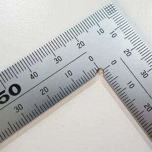 木工工具 角尺 加厚不锈钢拐尺曲尺JIS SHINWA亲和 堤旁树