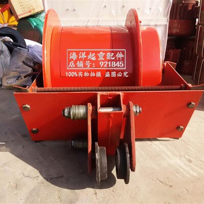 圆形电磁吸盘配套卷电缆线电缆卷筒JTA型移动式带跑车轮 电缆滚筒