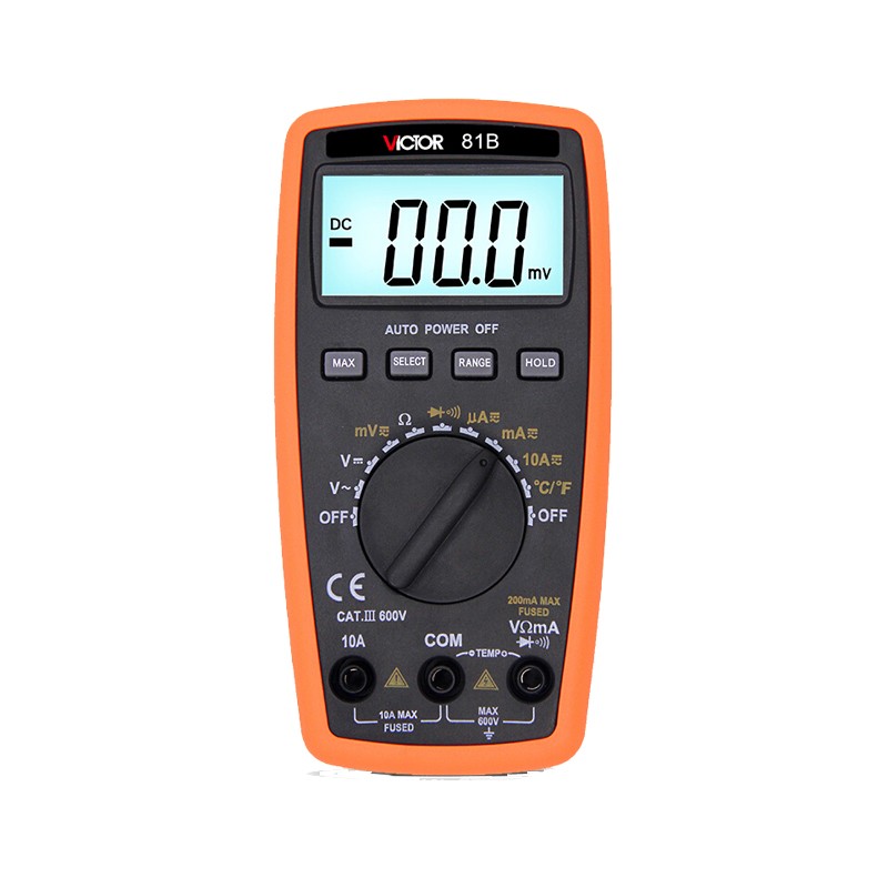 VICTOR胜利仪器VC81B/VC81D数字万用表 自动量程复用表 多用表