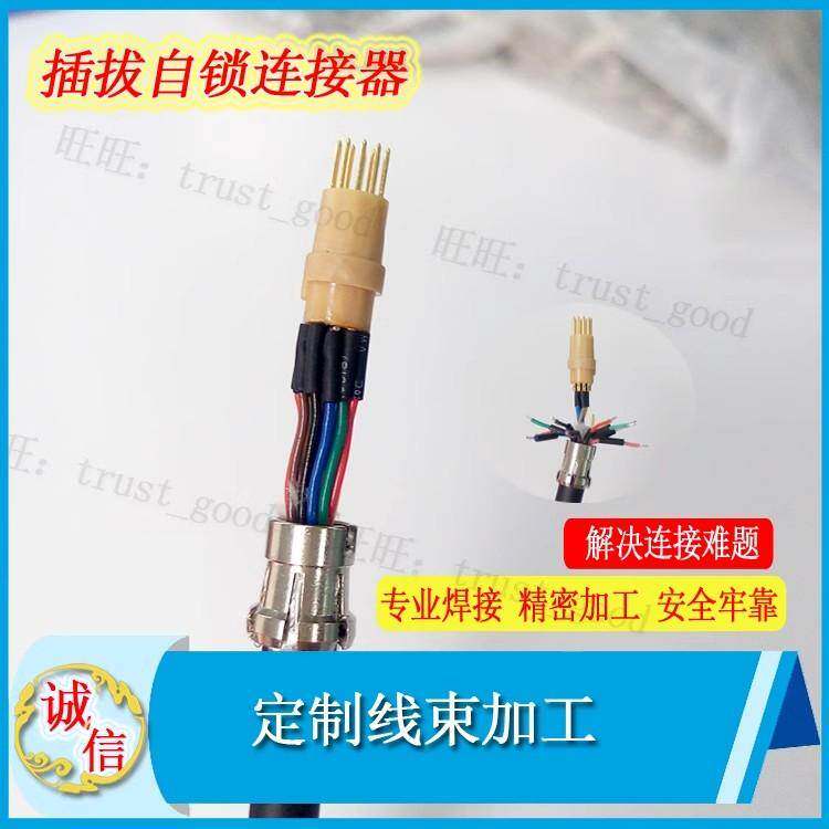 快速自锁连接器线束加工定制线材电源延长线信号线网络线端子线
