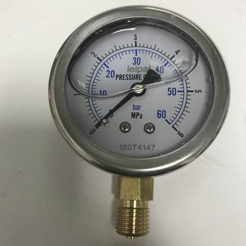 油压表 YN-61-68 压力6mpa 60bar 直径61-68mm 螺纹m14x1.5