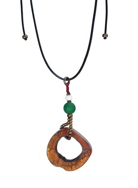 非鱼之家民族风烟熏牛骨吊坠男 藏族质朴平安挂饰包浆把玩件饰品