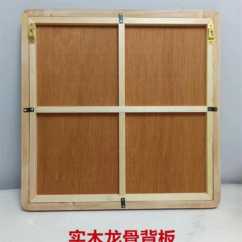 厂家圆角框实木相框定制装饰画框字画装裱国画线条