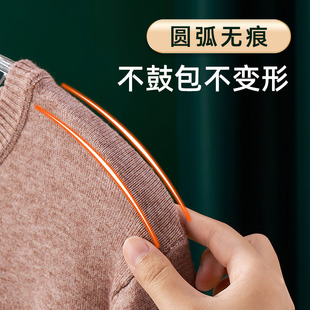 店衣服架防肩角水晶衣挂 亚克力透明衣架家用挂衣架子防滑服装