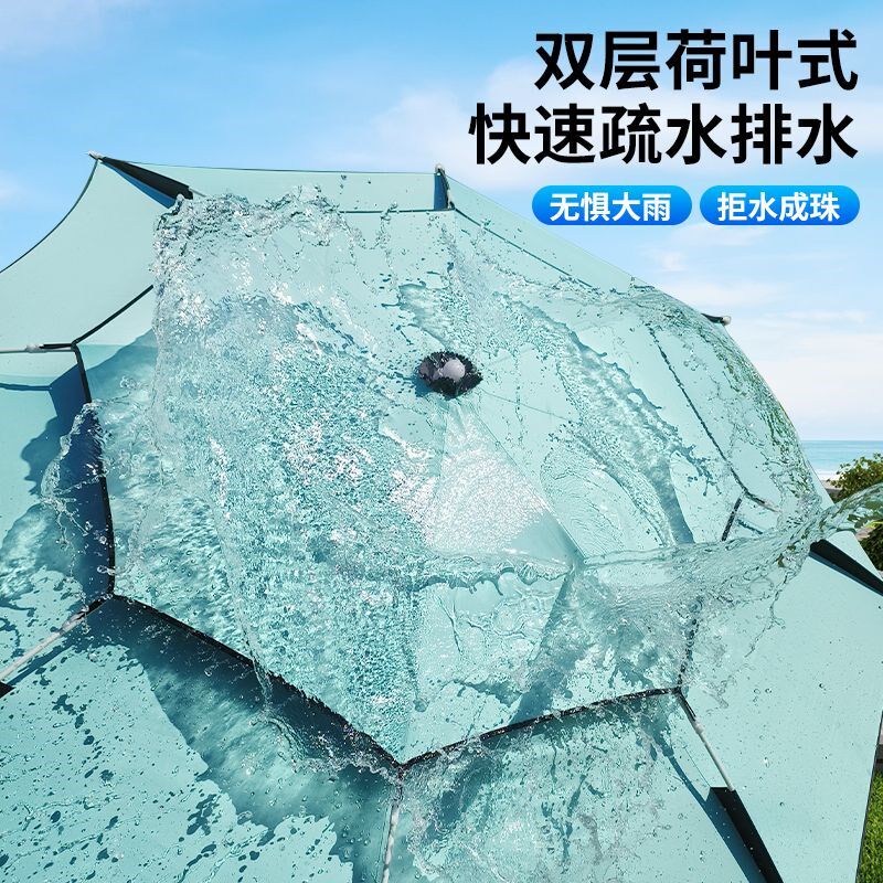八途客钓鱼遮阳伞万向防晒防暴雨加厚耐用新款钓鱼伞户外专用垂钓