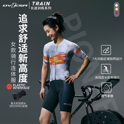 DVESA骑行服短袖女款紧身26年