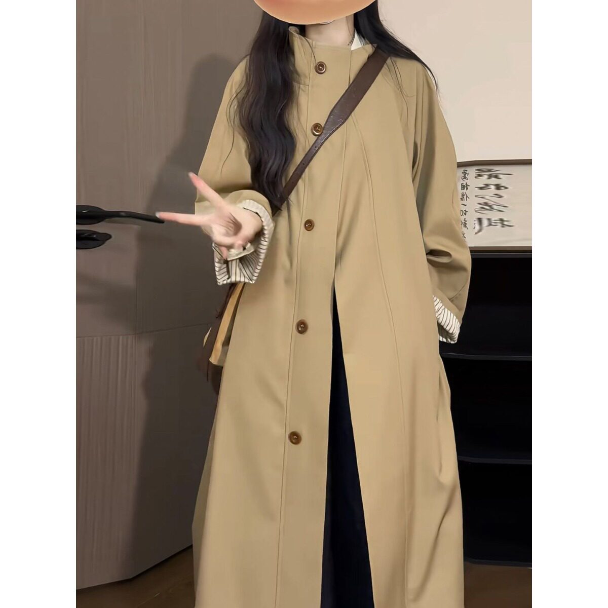 韩版风衣外套女2026春秋