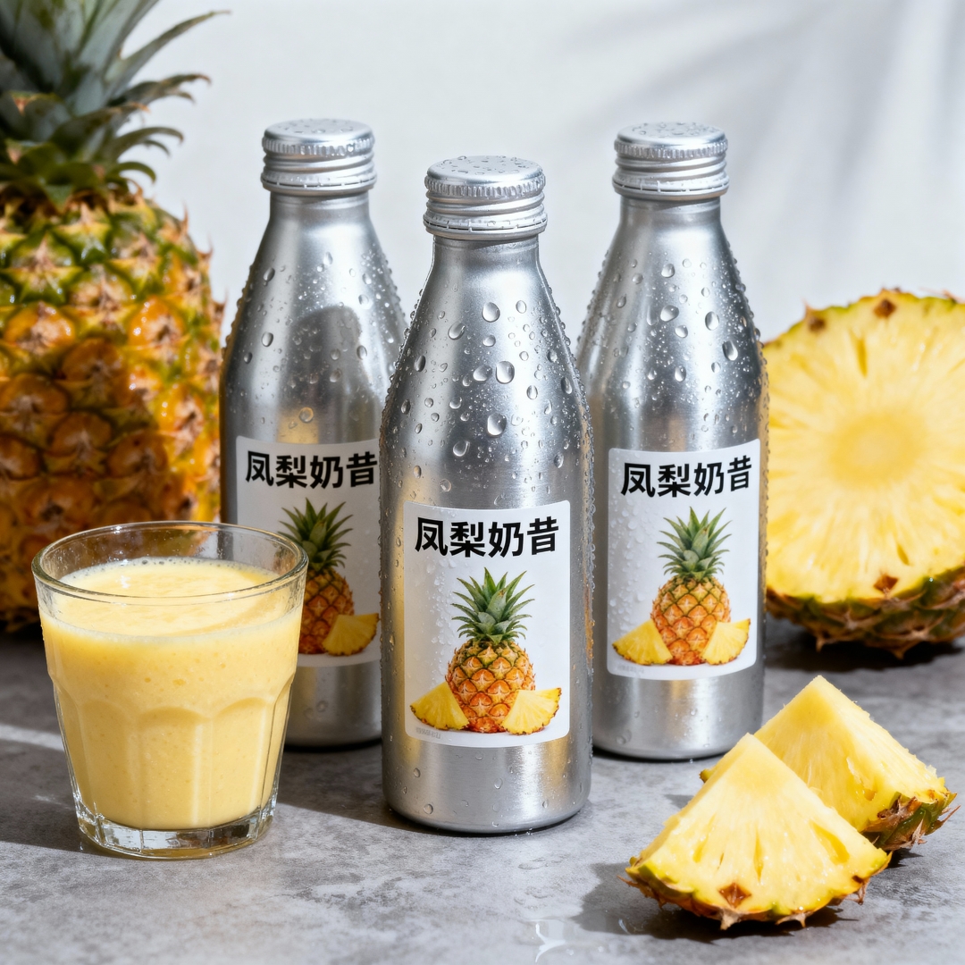 【破损包赔】20瓶*210ml凤梨奶昔风味饮品新鲜营养早餐代餐饮料