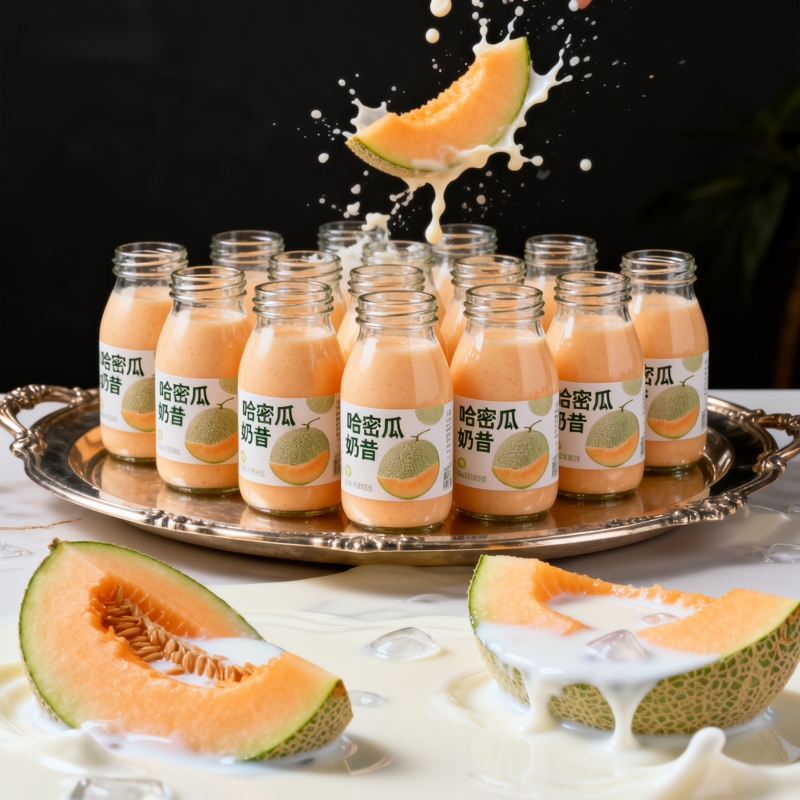 【现货速发】哈密瓜奶昔风味饮品新疆瓜源膳食纤维早餐解腻整箱