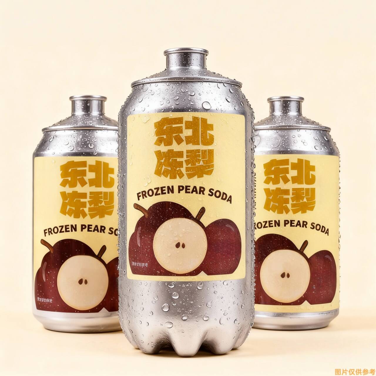 【8罐】东北冻梨汽水果香清爽口感官方推荐冰镇更佳果味气泡水