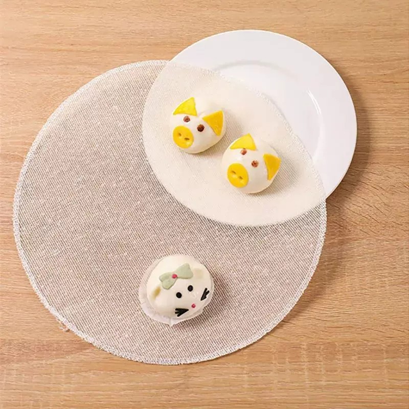 加厚食品级不粘圆形蒸笼布