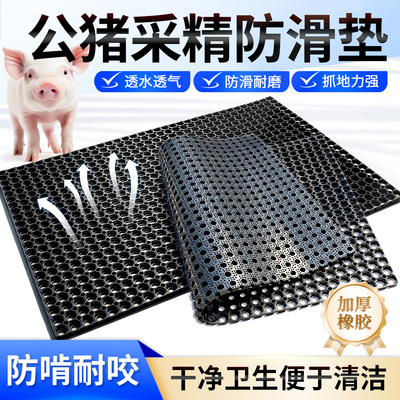 公猪采精防滑垫养殖用假母台母猪产床用保温防滑垫人工授精橡胶垫