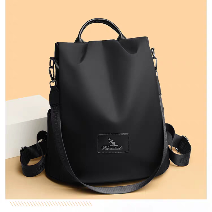 香港新款牛津布女士双肩包时尚百搭大容量背包通勤旅行包防盗书包