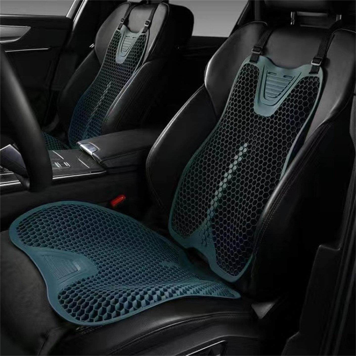 汽车坐垫单片夏季通用凉垫办公镂空车用通风单座垫腰靠垫柔软隔热
