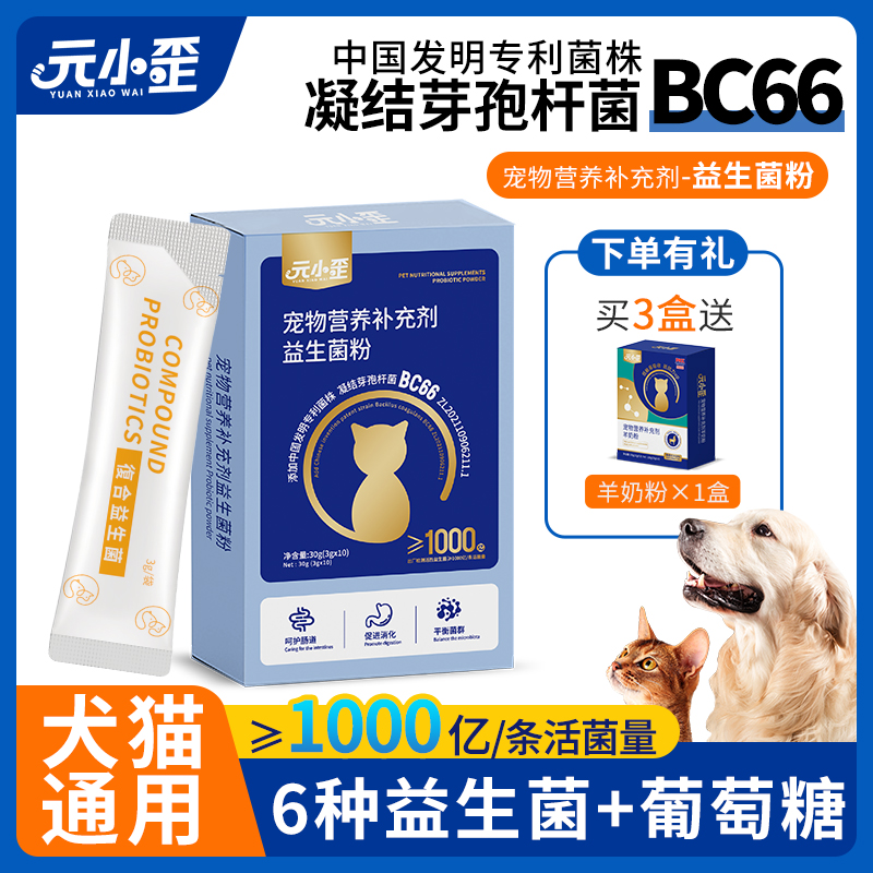 元小歪宠物营养补充剂益生菌粉