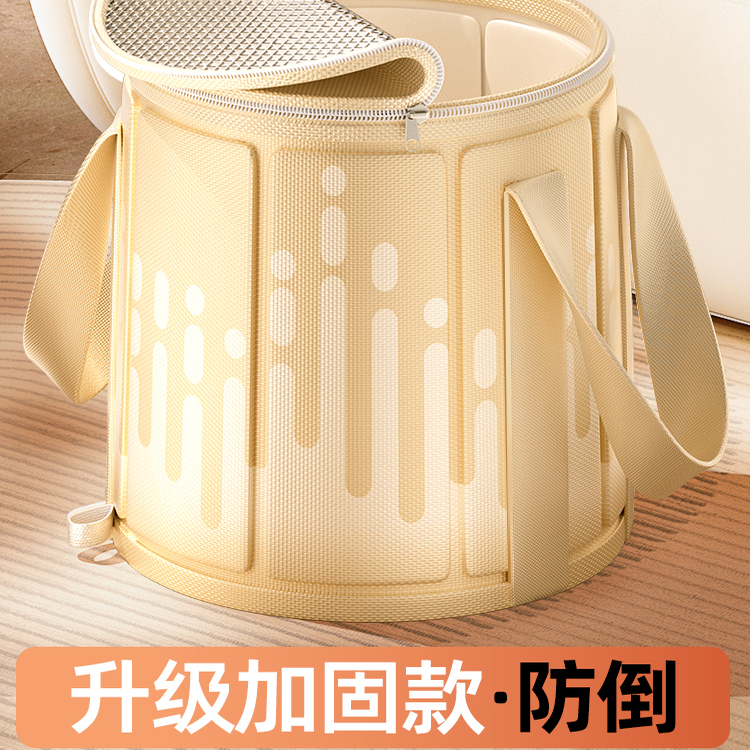 日本进口可折叠泡脚袋加高过小腿家用泡脚桶便携式足浴神器洗脚盆
