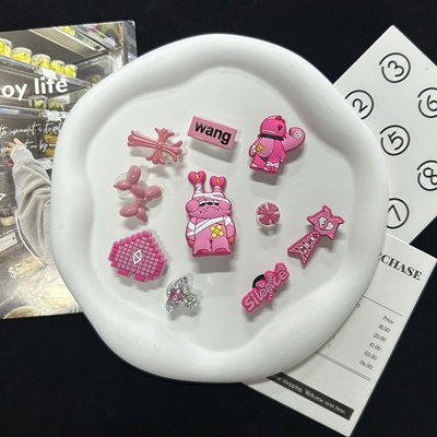 汪苏泷洞洞鞋配饰十万伏特周边应援素龙十万伏特小怪物洞洞鞋鞋花