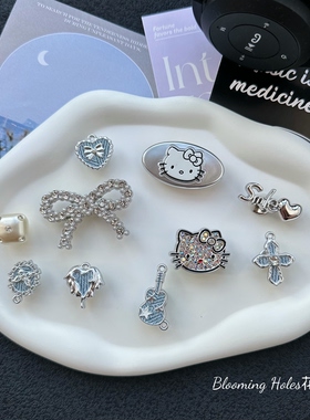 HelloKitty蝴蝶结可拆卸鞋扣