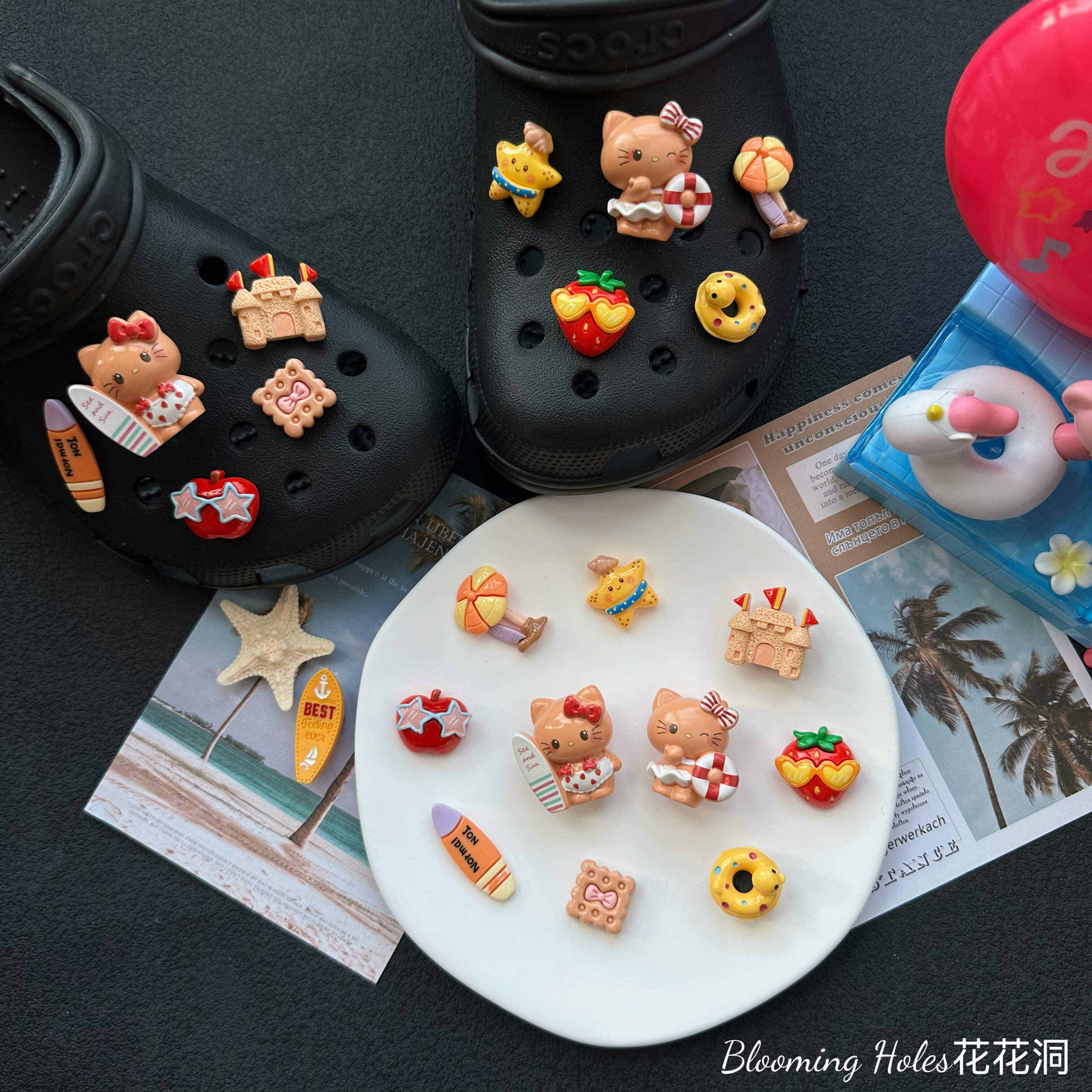 HelloKitty可爱鞋花适配crocs图片